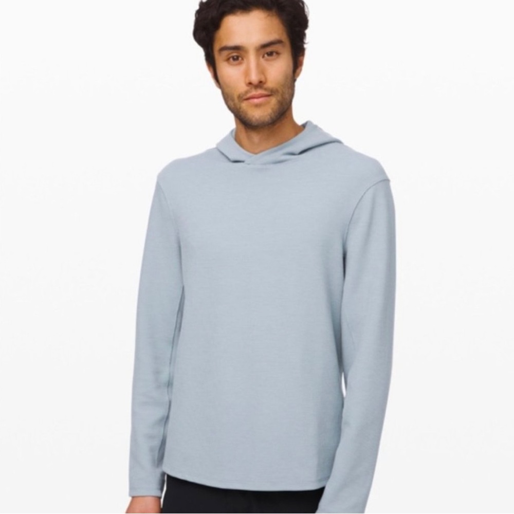 COPY - Lululemon Shift Stitch Hoodie - Blue Chambray (S)